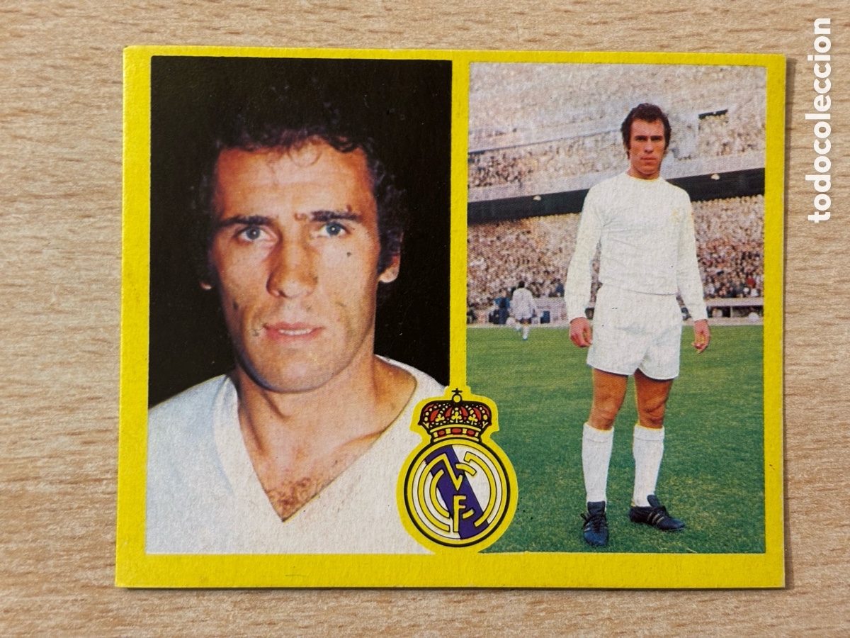Cromos de F&uacute;tbol: Amancio Real Madrid Ediciones Este 72 73 recuperado en buen estado