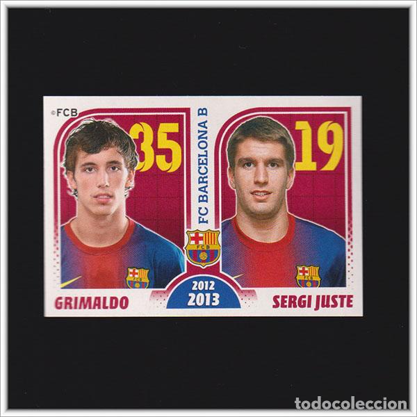 Cromos de F&uacute;tbol: COLECCI&Oacute;N OFICIAL BARCELONA 2012 2013 12 13 PANINI GRIMALDO SERGI JUSTE 186 BAR&Ccedil;A ALBUM LIGA F&Uacute;TBOL