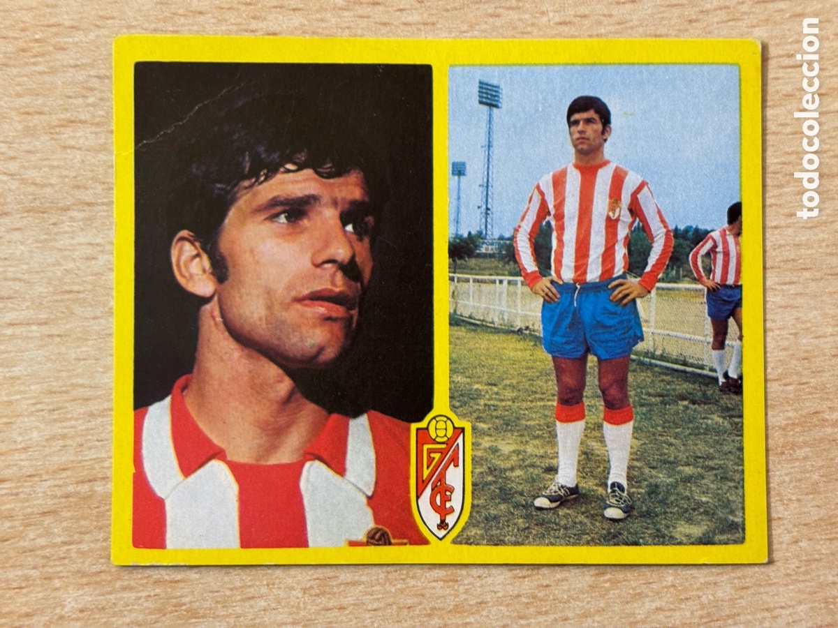 Cromos de F&uacute;tbol: Fontenla Granada CF Ediciones Este 72 73 sin pegar