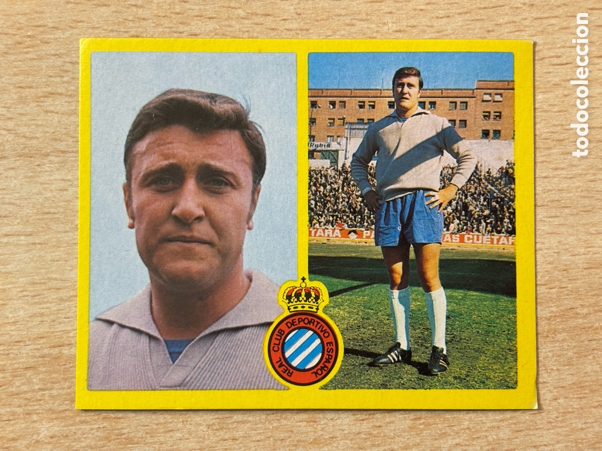 Cromos de F&uacute;tbol: Samper RCD Espa&ntilde;ol Ediciones Este 72 73 recuperado en buen estado