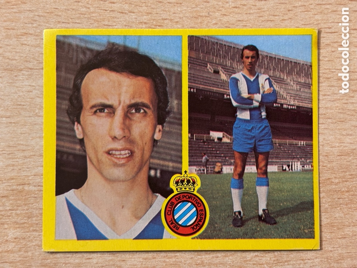 Cromos de F&uacute;tbol: Martinez RCD Espa&ntilde;ol Ediciones Este 72 73 recuperado en buen estado