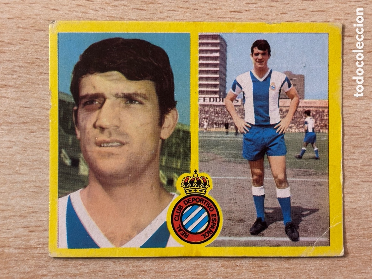 Cromos de F&uacute;tbol: Glar&iacute;a RCD Espa&ntilde;ol Ediciones Este 72 73 sin pegar