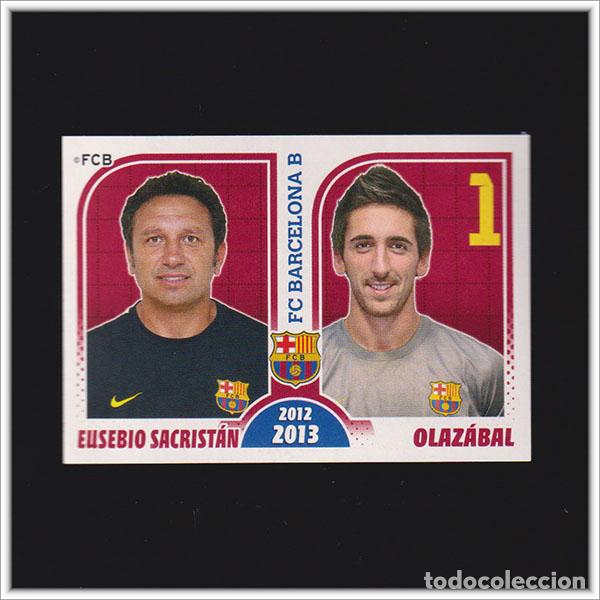 Cromos de F&uacute;tbol: COLECCI&Oacute;N OFICIAL BARCELONA 2012 2013 12 13 PANINI EUSEBIO SACRISTAN OIER OLAZABAL 181 BAR&Ccedil;A LIGA