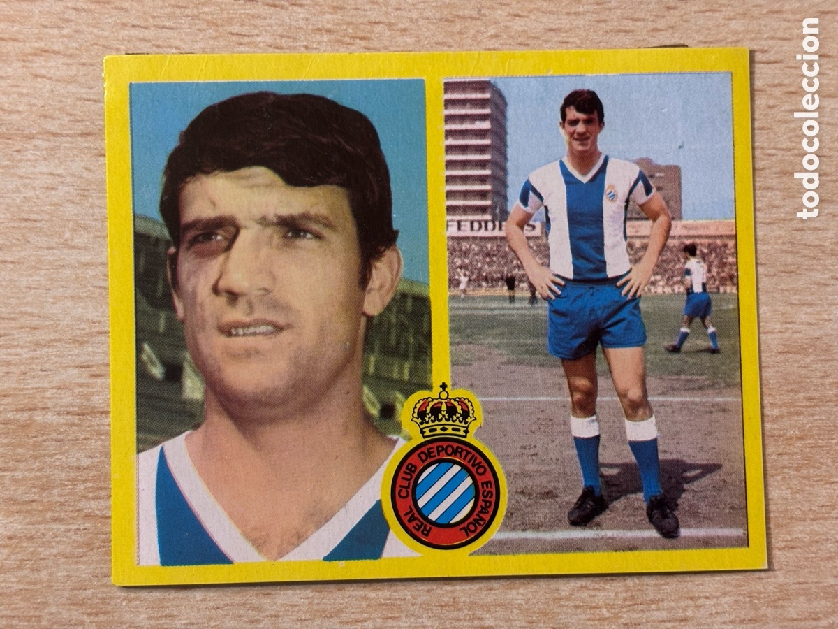 Cromos de F&uacute;tbol: Glar&iacute;a RCD Espa&ntilde;ol Ediciones Este 72 73 recuperado en buen estado