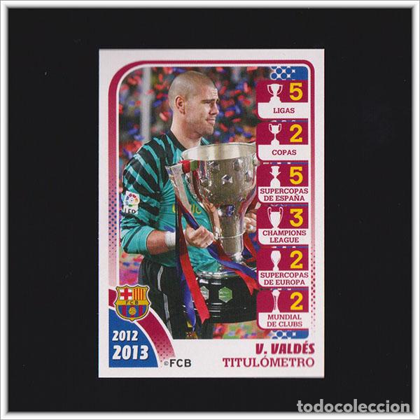 Cromos de F&uacute;tbol: COLECCI&Oacute;N OFICIAL BARCELONA 2012 2013 12 13 PANINI VICTOR VALDES 171 BAR&Ccedil;A LIGA ALBUM F&Uacute;TBOL