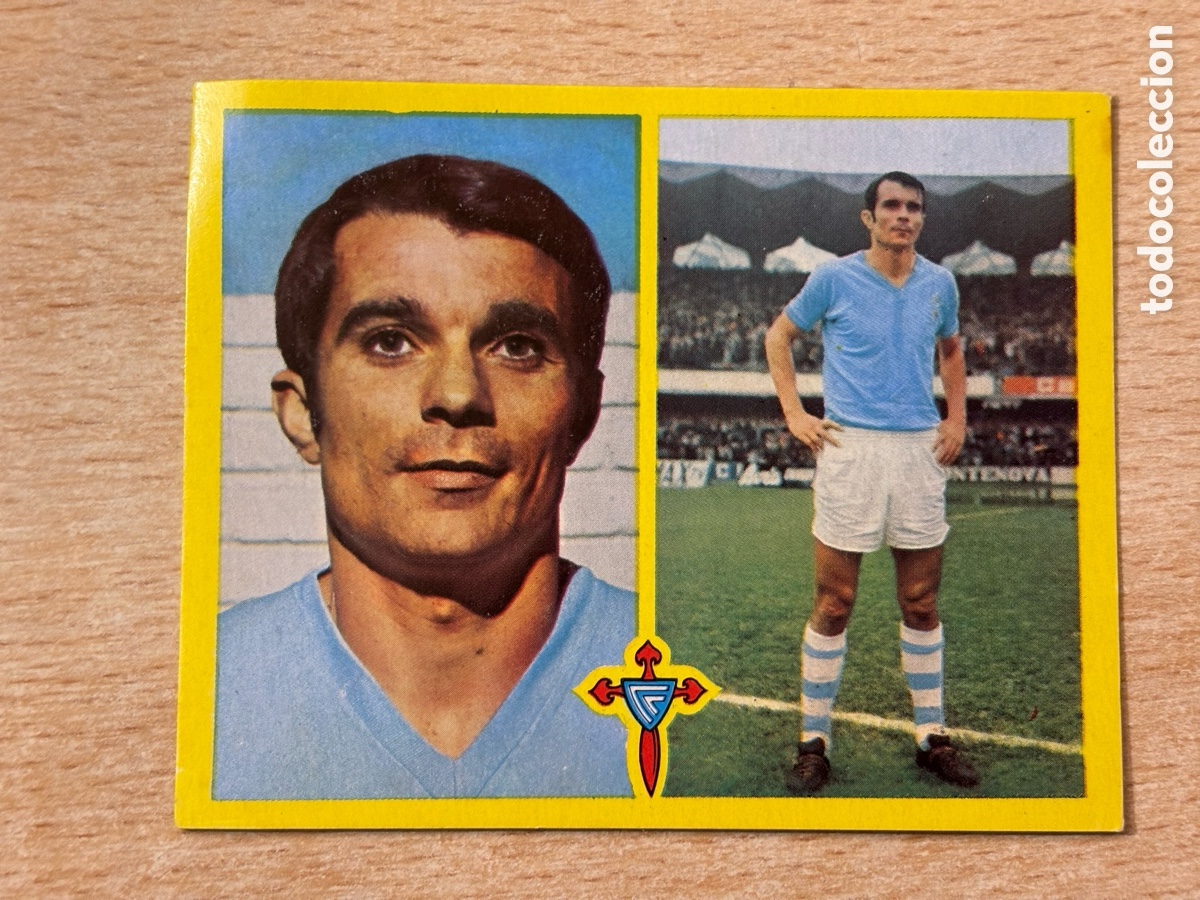 Cromos de F&uacute;tbol: Rivas RC Celta de Vigo Ediciones Este 72 73 recuperado en buen estado