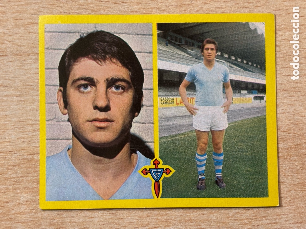 Cromos de F&uacute;tbol: Doblas RC Celta de Vigo Ediciones Este 72 73 sin pegar
