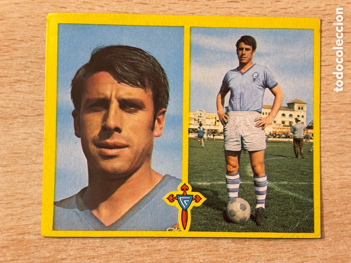 Cromos de F&uacute;tbol: Castro RC Celta de Vigo Ediciones Este 72 73 recuperado en buen estado