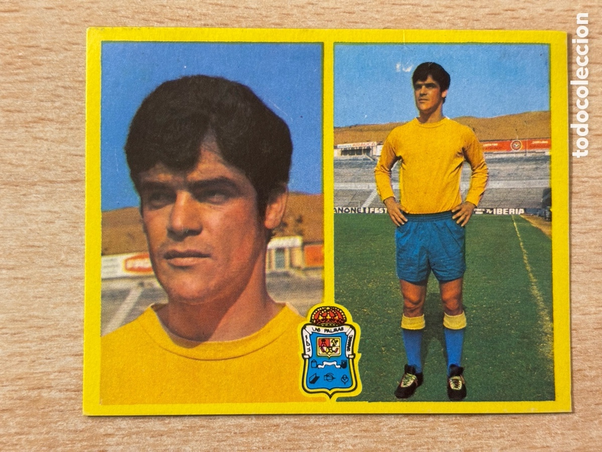 Cromos de F&uacute;tbol: Paez UD Las Palmas Ediciones Este 72 73 recuperado en buen estado