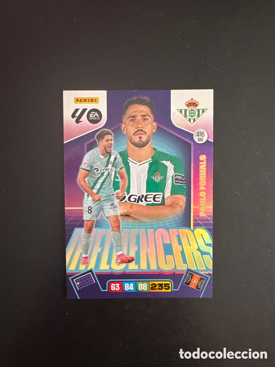 Cromos de F&uacute;tbol: FORNALS INFLUENCERS NUMERO 416 BIS ADRENALYN 2025 2026