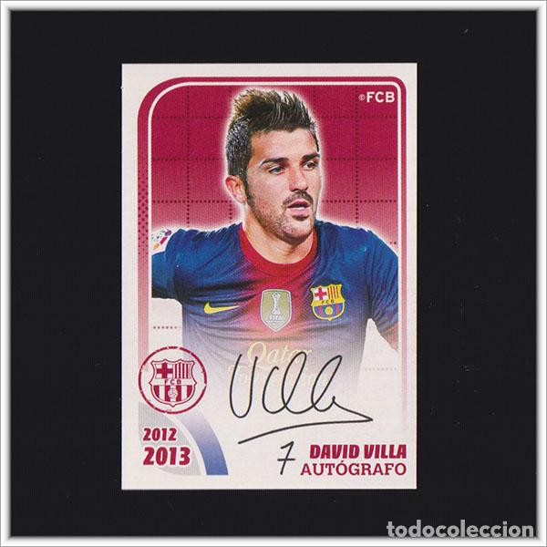 Cromos de F&uacute;tbol: COLECCI&Oacute;N OFICIAL BARCELONA 2012 2013 12 13 PANINI DAVID VILLA AUTOGRAFO 151 ALBUM LIGA BAR&Ccedil;A F&Uacute;TBOL