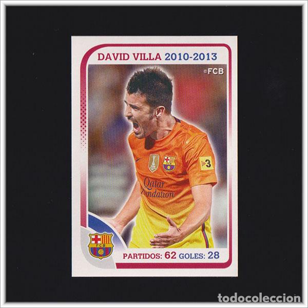 Cromos de F&uacute;tbol: COLECCI&Oacute;N OFICIAL BARCELONA 2012 2013 12 13 PANINI DAVID VILLA PARTIDOS GOLES 149 ALBUM LIGA BAR&Ccedil;A