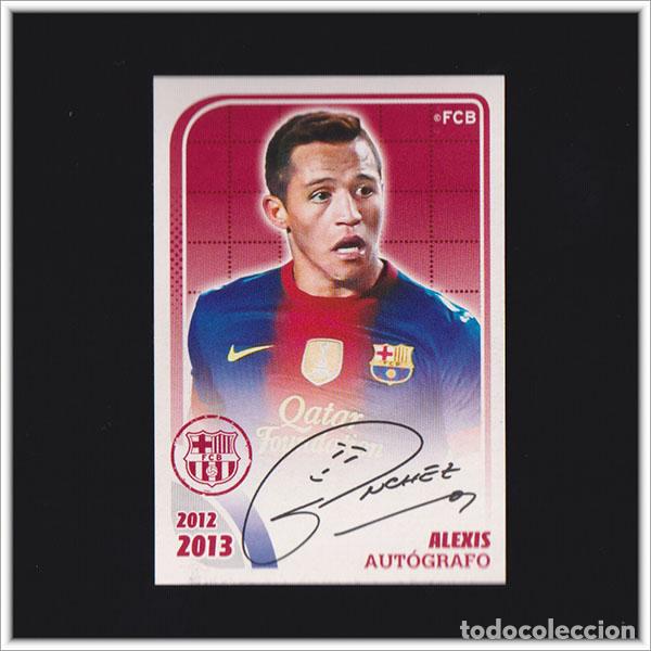 Cartes &agrave; collectionner de Football: COLECCI&Oacute;N OFICIAL BARCELONA 2012 2013 12 13 PANINI ALEXIS SANCHEZ AUTOGRAFO 139 ALBUM LIGA BAR&Ccedil;A