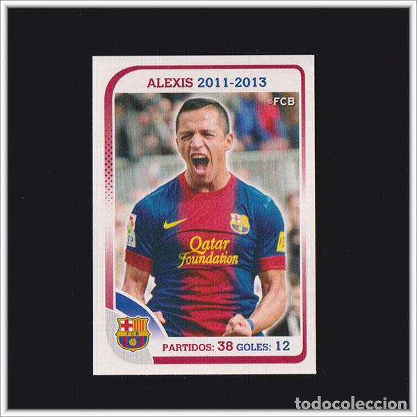 Cartes &agrave; collectionner de Football: COLECCI&Oacute;N OFICIAL BARCELONA 2012 2013 12 13 PANINI ALEXIS SANCHEZ PARTIDOS GOLES 137 LIGA BAR&Ccedil;A