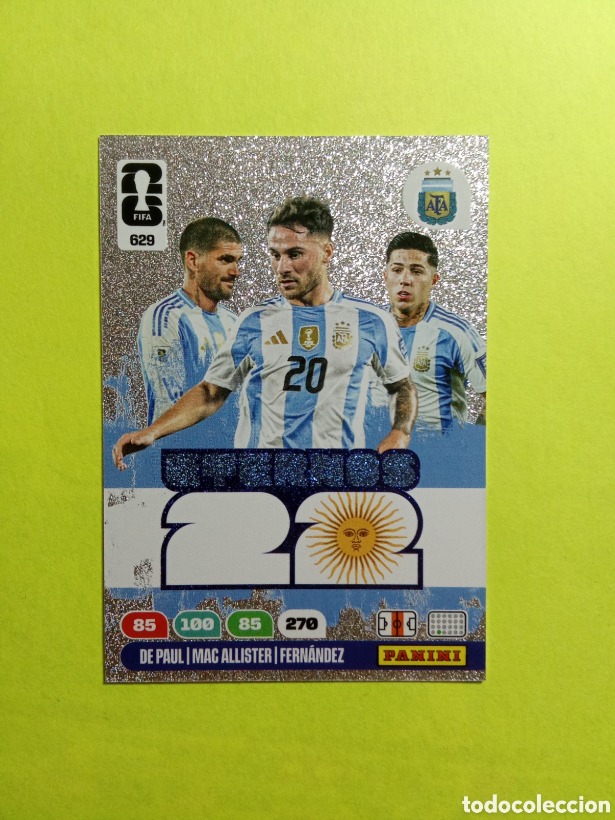 Cromos de F&uacute;tbol: CROMO 629 ETERNOS 22 ARGENTINA FIFA WORLD CUP 26 MUNDIAL 2026