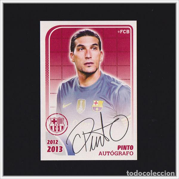 Figurine di Calcio: COLECCI&Oacute;N OFICIAL BARCELONA 2012 2013 12 13 PANINI PINTO AUTOGRAFO 43 ALBUM LIGA BAR&Ccedil;A
