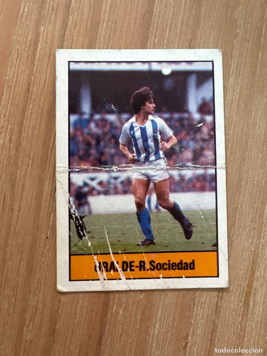 Cromos de F&uacute;tbol: 19. CROMO SIN PEGAR REAL SOCIEDAD URALDE EDITORIAL LISEL 85-86 1985-86 N 180
