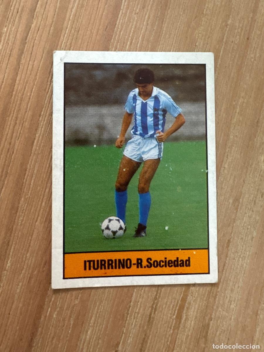 Cromos de F&uacute;tbol: 19. CROMO SIN PEGAR REAL SOCIEDAD ITURRINO EDITORIAL LISEL 85-86 1985-86 N 117