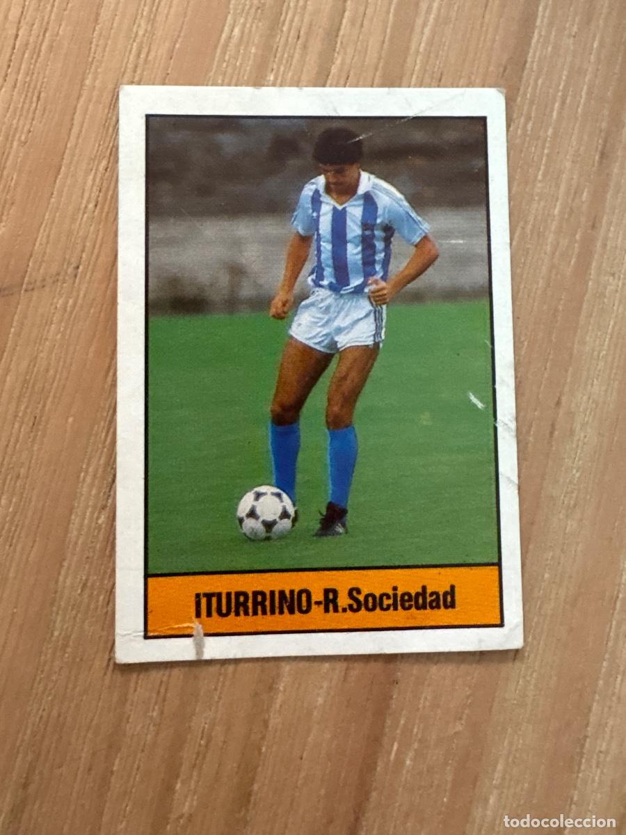 Cromos de F&uacute;tbol: 19. CROMO SIN PEGAR REAL SOCIEDAD ITURRINO EDITORIAL LISEL 85-86 1985-86 N 117