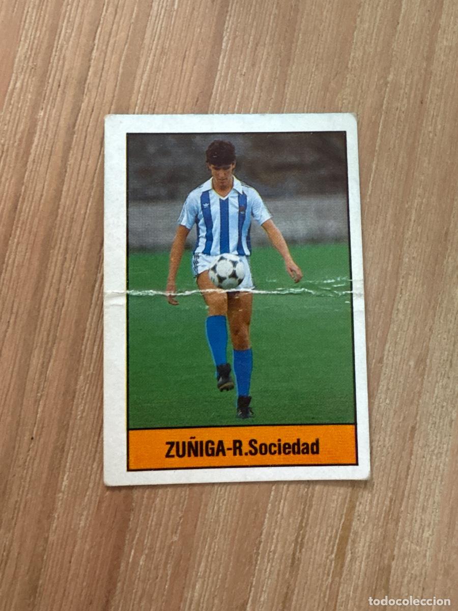 Cromos de F&uacute;tbol: 19. CROMO SIN PEGAR REAL SOCIEDAD Z&Uacute;&Ntilde;IGA EDITORIAL LISEL 85-86 1985-86 N 168