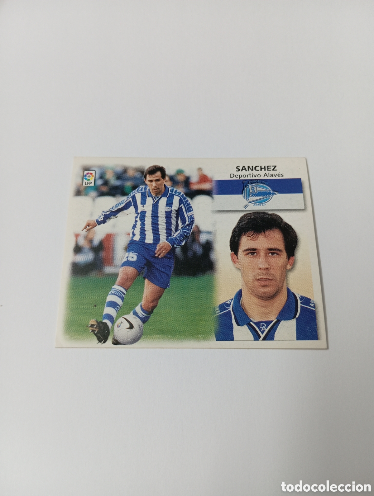 Cromos de F&uacute;tbol: SANCHEZ Alav&eacute;s LIGA ESTE 1999 2000 PANINI 99 00 NUEVO SIN PEGAR