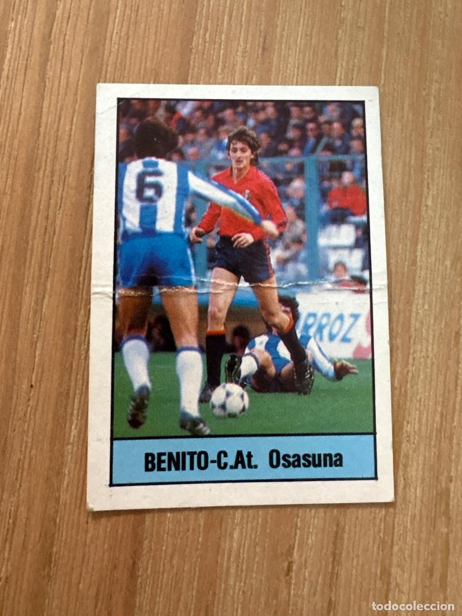 Football Stickers: 19. CROMO SIN PEGAR OSASUNA BENITO EDITORIAL LISEL 85-86 1985-86 N 57