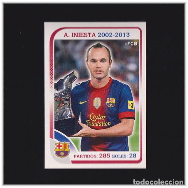 Cromos de F&uacute;tbol: COLECCI&Oacute;N OFICIAL BARCELONA 2012 2013 12 13 PANINI INIESTA PARTIDOS GOLES 113 ALBUM LIGA BAR&Ccedil;A