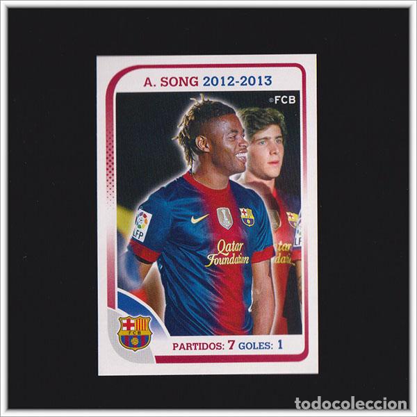 Cromos de F&uacute;tbol: COLECCI&Oacute;N OFICIAL BARCELONA 2012 2013 12 13 PANINI ALEX SONG PARTIDOS GOLES 101 ALBUM LIGA BAR&Ccedil;A