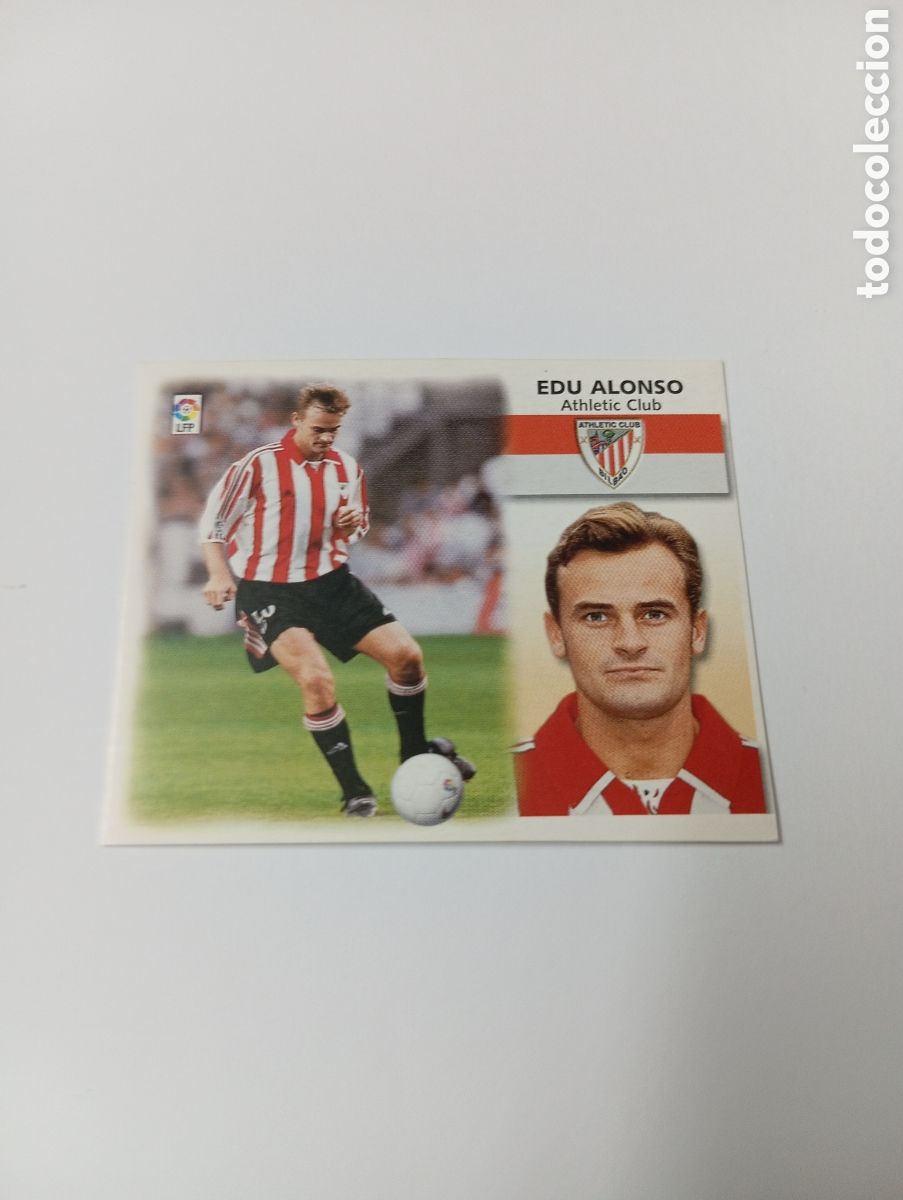 Cromos de F&uacute;tbol: EDU ALONSO COLOCA Athletic Club LIGA ESTE 1999 2000 PANINI 99 00 NUEVO SIN PEGAR