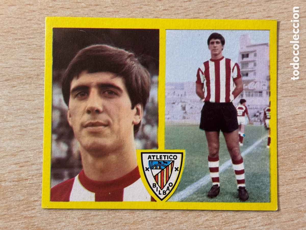 Cromos de F&uacute;tbol: Carlos Athletic Club de Bilbao Ediciones Este 72 73 recuperado en buen estado