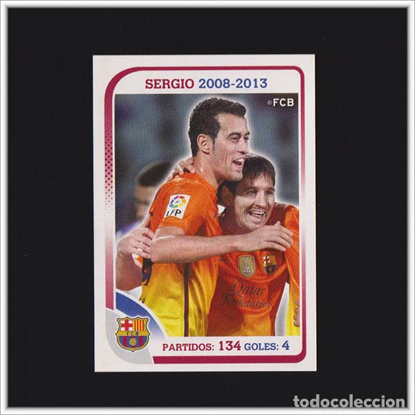 Cromos de F&uacute;tbol: COLECCI&Oacute;N OFICIAL BARCELONA 2012 2013 12 13 PANINI SERGIO BUSQUETS MESSI PARTIDOS GOLES 94 BAR&Ccedil;A