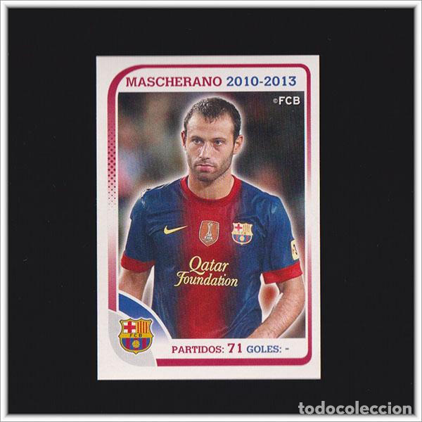 Cromos de F&uacute;tbol: COLECCI&Oacute;N OFICIAL BARCELONA 2012 2013 12 13 PANINI MASCHERANO PARTIDOS GOLES 70 ALBUM LIGA BAR&Ccedil;A
