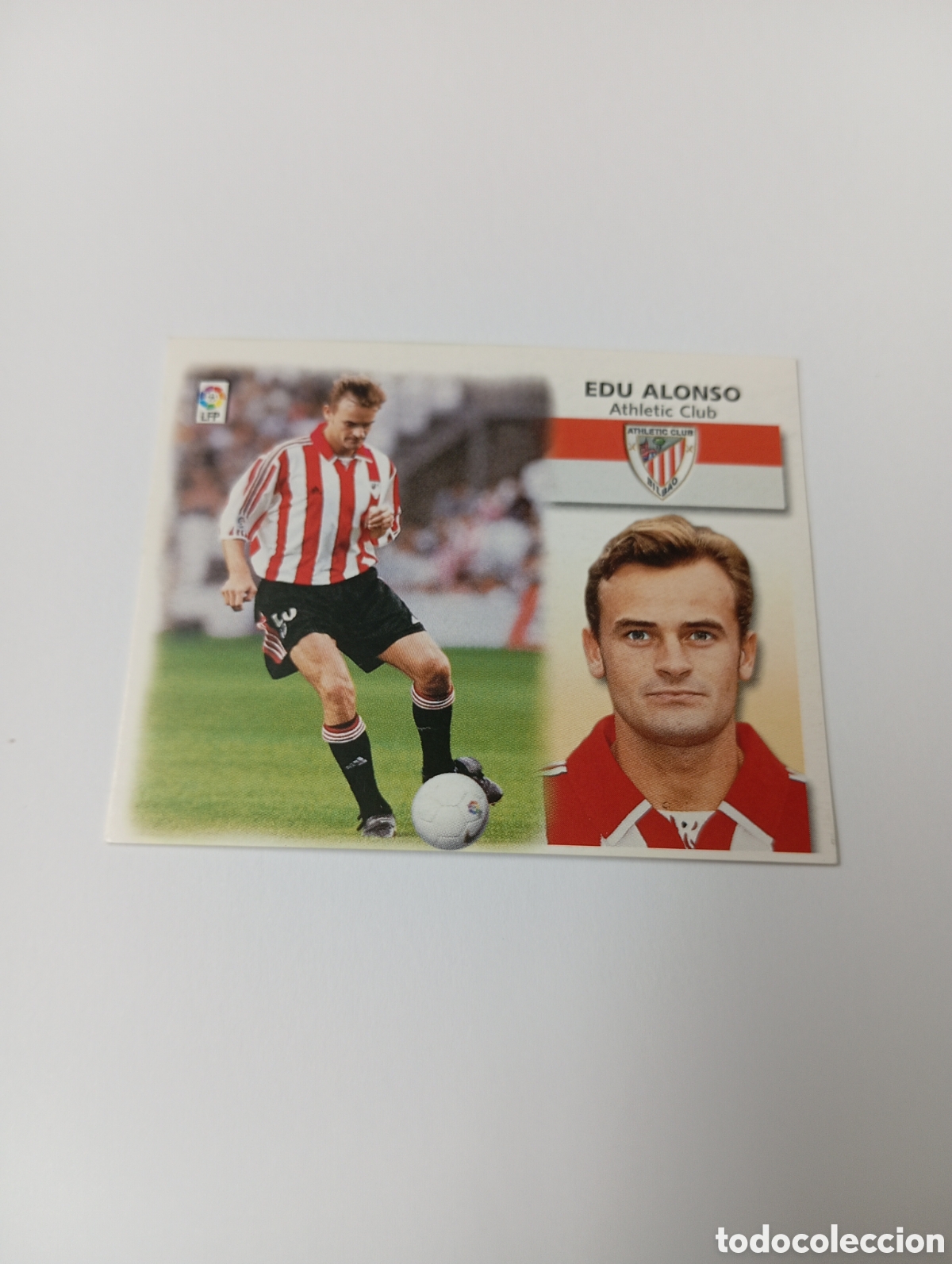 Cromos de F&uacute;tbol: EDU ALONSO COLOCA Athletic Club LIGA ESTE 1999 2000 PANINI 99 00 NUEVO SIN PEGAR