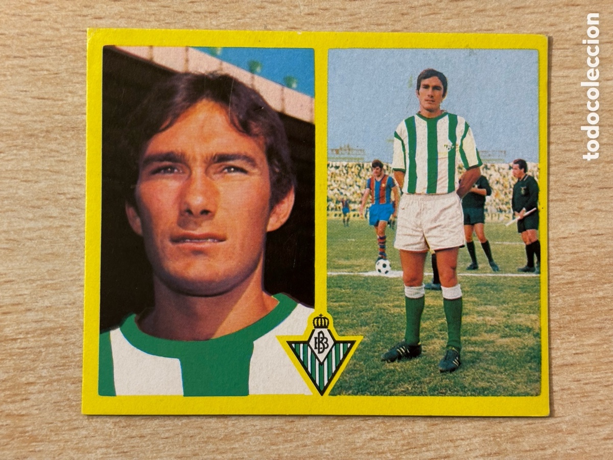 Cromos de F&uacute;tbol: Jenaro Real Betis Ediciones Este 72 73 recuperado en buen estado