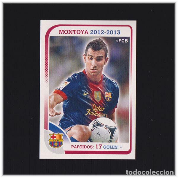 Fu&szlig;ball-Sticker: COLECCI&Oacute;N OFICIAL BARCELONA 2012 2013 12 13 PANINI MONTOYA PARTIDOS GOLES 53 ALBUM LIGA BAR&Ccedil;A