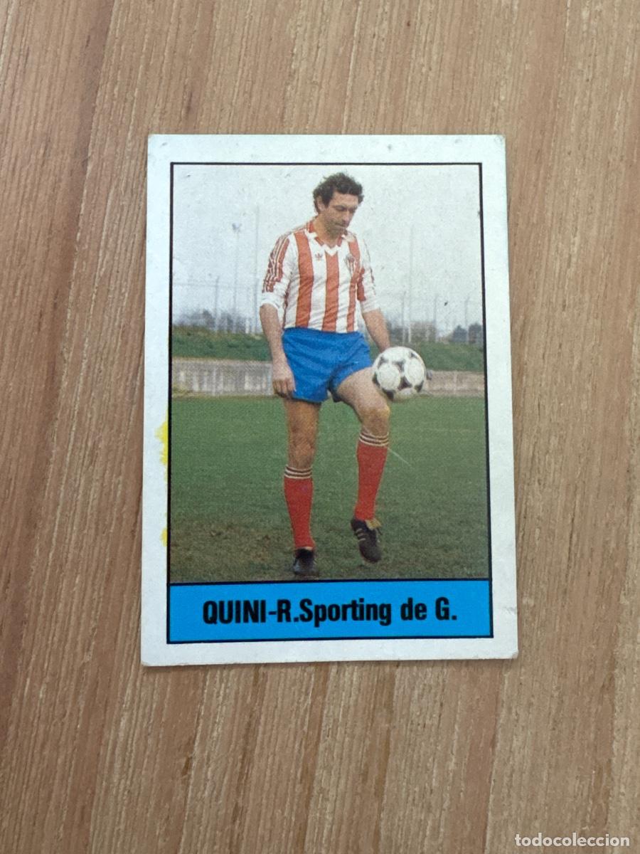 Figurine di Calcio: 19. CROMO SIN PEGAR SPORTING GIJ&Oacute;N QUINI EDITORIAL LISEL 85-86 1985-86 N 195
