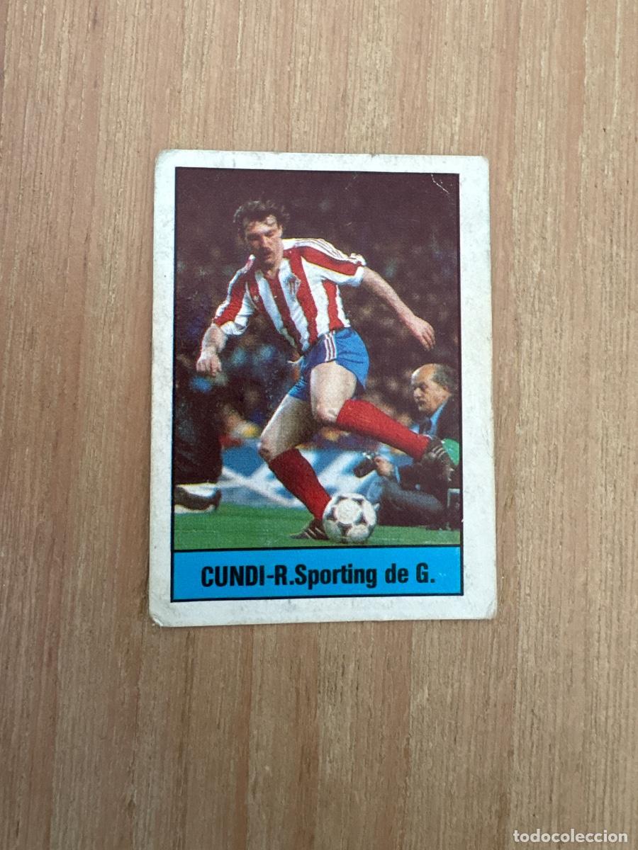 Figurine di Calcio: 19. CROMO SIN PEGAR SPORTING GIJ&Oacute;N CUNDI EDITORIAL LISEL 85-86 1985-86 N 186