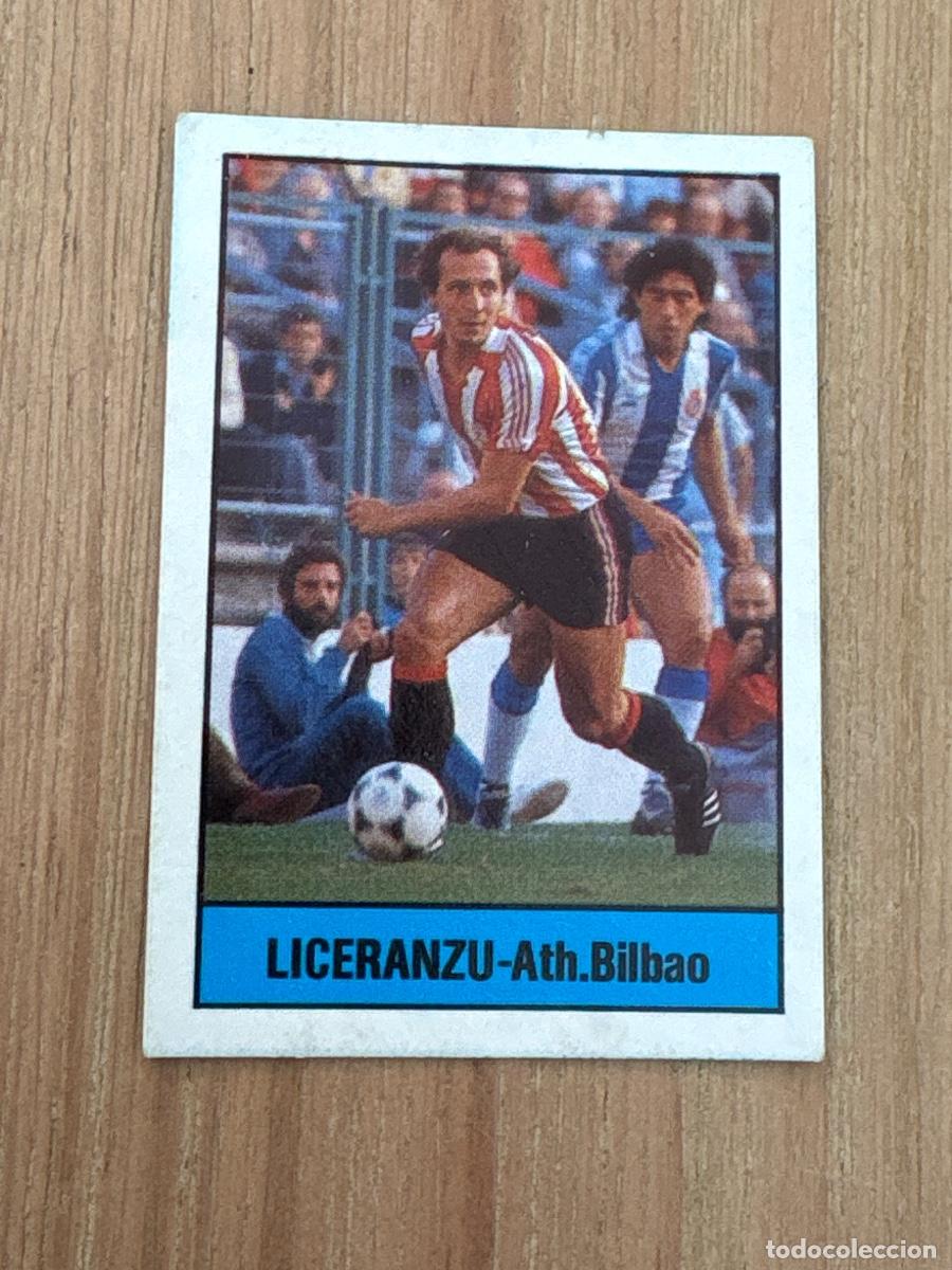 Cromos de F&uacute;tbol: 19. CROMO SIN PEGAR ATHLETIC BILBAO LICERANZU EDITORIAL LISEL 85-86 1985-86 N 5