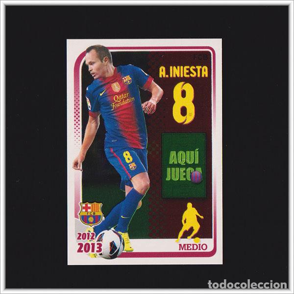 Cromos de F&uacute;tbol: COLECCI&Oacute;N OFICIAL BARCELONA 2012 2013 12 13 PANINI INIESTA 114 ALBUM LIGA BAR&Ccedil;A F&Uacute;TBOL