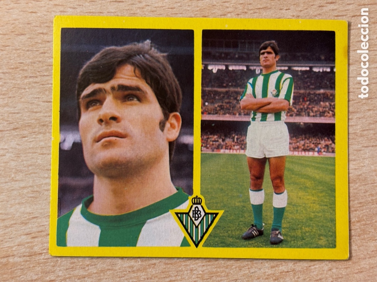 Cromos de F&uacute;tbol: Biosca Real Betis Ediciones Este 72 73 sin pegar