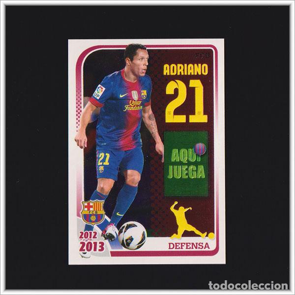 Cromos de F&uacute;tbol: COLECCI&Oacute;N OFICIAL BARCELONA 2012 2013 12 13 PANINI ADRIANO 81 ALBUM LIGA BAR&Ccedil;A F&Uacute;TBOL