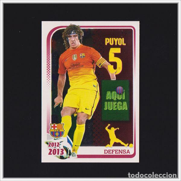 Football Stickers: COLECCI&Oacute;N OFICIAL BARCELONA 2012 2013 12 13 PANINI PUYOL 57 ALBUM LIGA BAR&Ccedil;A F&Uacute;TBOL