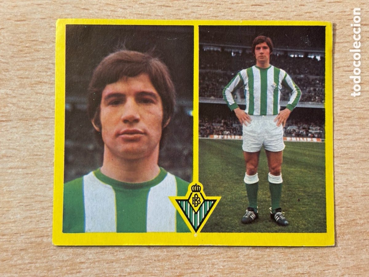 Football Stickers: L&oacute;pez Real Betis Ediciones Este 72 73 recuperado en buen estado