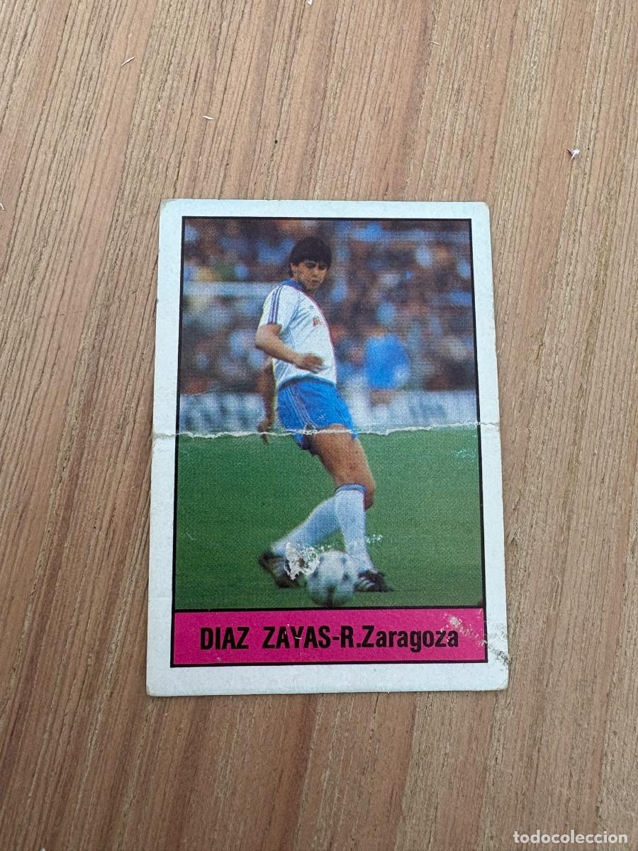 Cartes &agrave; collectionner de Football: 19. CROMO SIN PEGAR ZARAGOZA D&Iacute;AZ HAYAS EDITORIAL LISEL 85-86 1985-86 N 215
