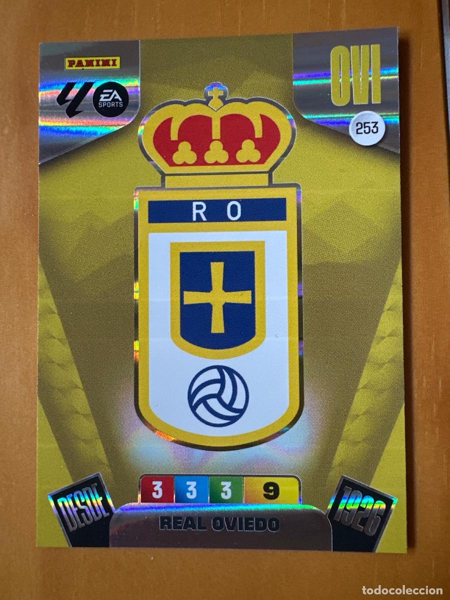 Cartes &agrave; collectionner de Football: 253 Escudo Real Oviedo, Panini Adrenalyn XL La Liga 2025 2026 25 26