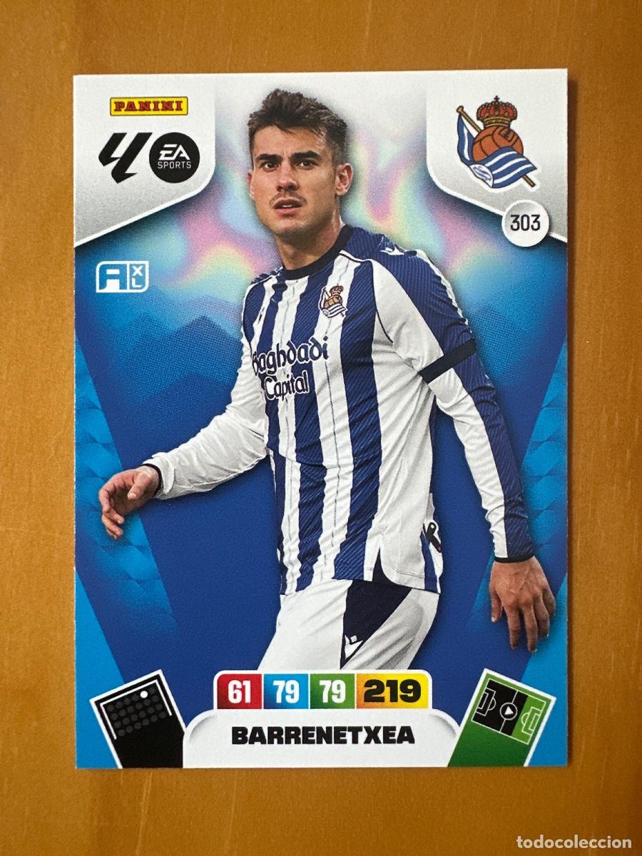 Cromos de F&uacute;tbol: 303 Ander Barrenetxea, Real Sociedad, Panini Adrenalyn XL La Liga 2025 2026 25 26