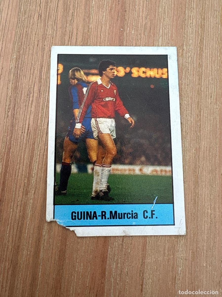 Cromos de F&uacute;tbol: 19. CROMO SIN PEGAR MURCIA GUINA EDITORIAL LISEL 85-86 1985-86 N 293
