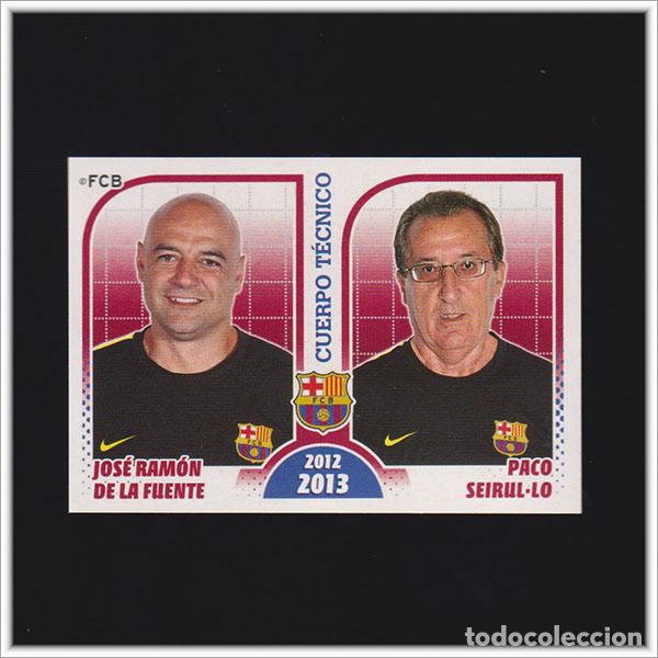 Cromos de F&uacute;tbol: COLECCI&Oacute;N OFICIAL BARCELONA 2012 2013 12 13 PANINI JOSE RAMON DE LA FUENTE PACO SEIRUL-LO 31 BAR&Ccedil;A