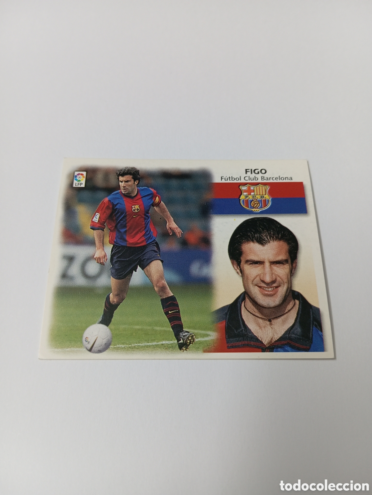 Cromos de F&uacute;tbol: FIGO Barcelona LIGA ESTE 1999 2000 PANINI 99 00 NUEVO SIN PEGAR