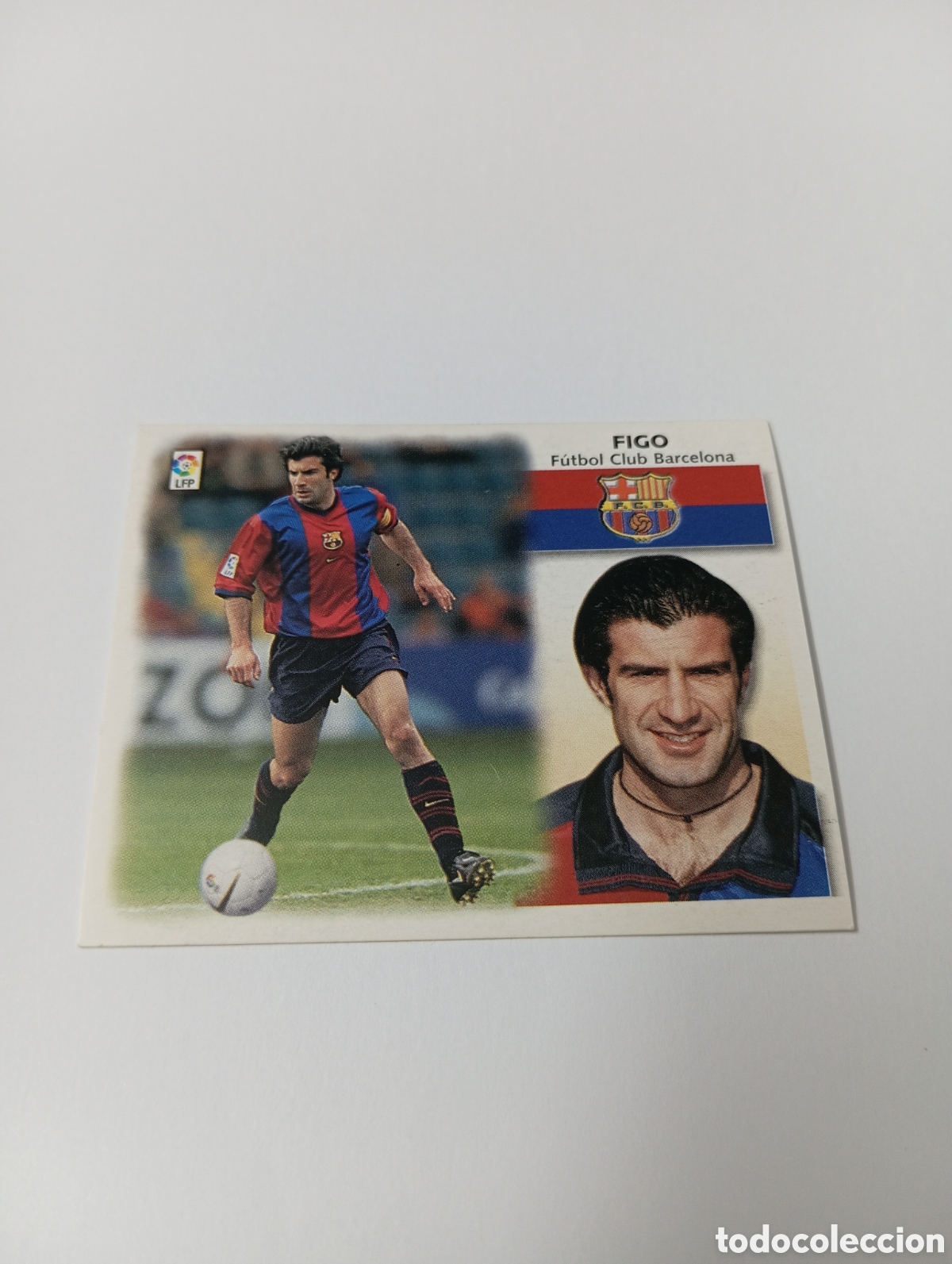 Cromos de F&uacute;tbol: FIGO Barcelona LIGA ESTE 1999 2000 PANINI 99 00 NUEVO SIN PEGAR